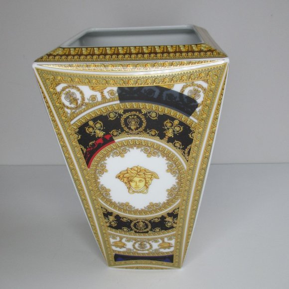 Versace I Love Baroque and Roll Porcelain Vase 9 1/2" tall Rare and Original - Picture 1 of 11